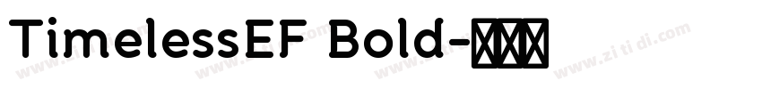 TimelessEF Bold字体转换